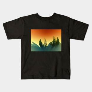 Tropical palm 10 Kids T-Shirt